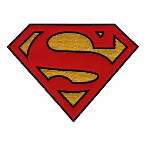 Ecusson broderie superman 16x14cm