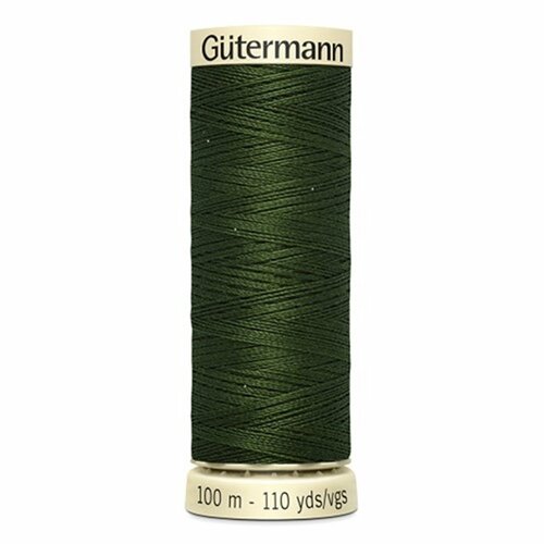 Bobine fil gütermann 100m polyester vert kaki - 0597
