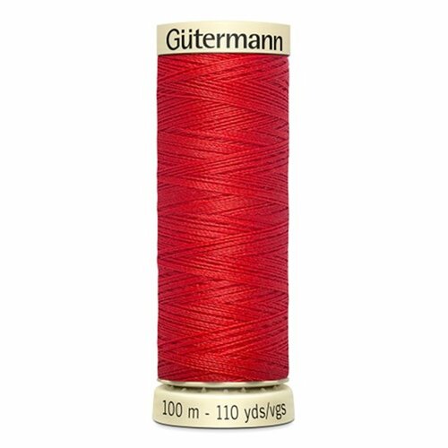 Bobine fil gütermann 100m polyester rouge  0364