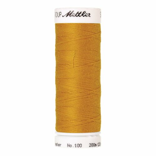 Bobine fil seralon mettler amann polyester 200m jaune moutarde - 0118