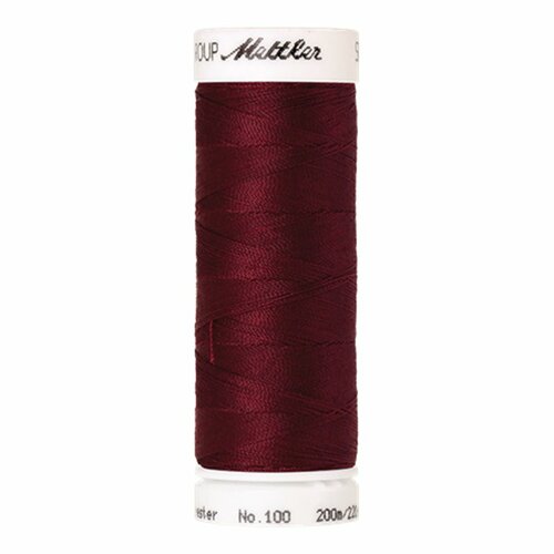 Bobine fil seralon mettler amann polyester 200m rouge bordeaux - 0098