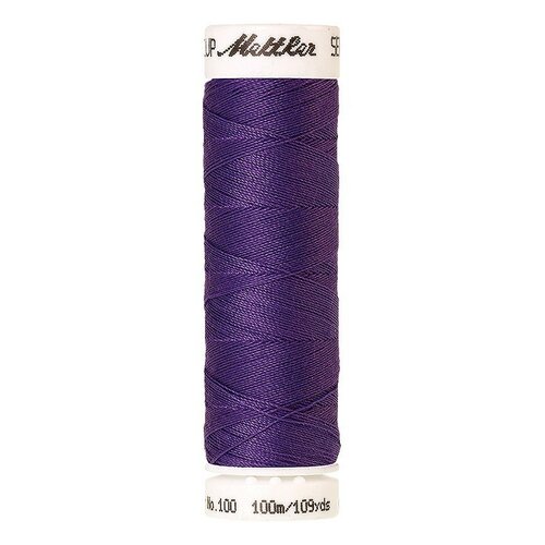 Fil à coudre polyester mettler amann 100m seralon violet