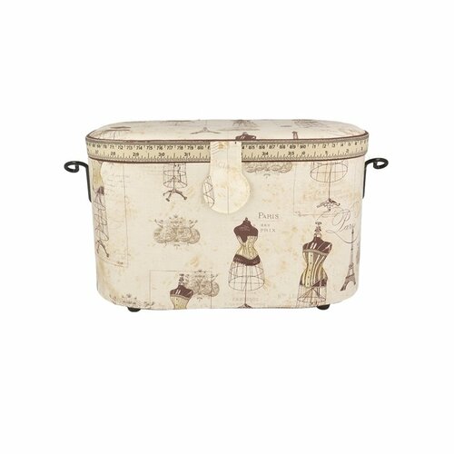 Boîte couture 21x31x17cm mannequin