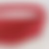 Bobine 15m passepoil mèche rouge bourgogne 5mm