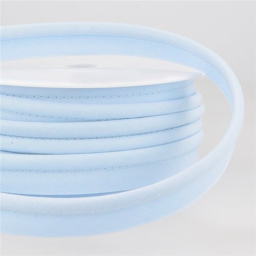 Bobine 15m passepoil mèche bleu clair 5mm