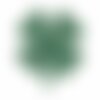 Ecusson thermocollant trèfle lurex vert 3cm x 2,5cm