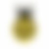 Ecusson thermocollant coccinelle yellow 2,5cm x 2cm