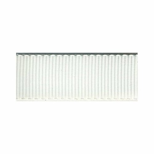 Disquette 25m gros grain petersham 3mm blanc