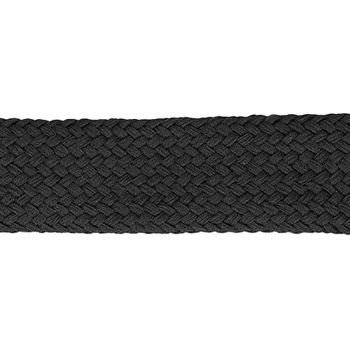 Bobine 20m tresse tubulaire spéciale sportswear noir