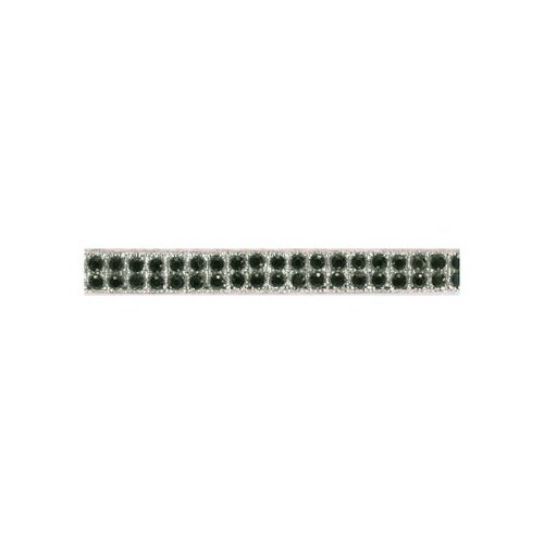 Planchette 10m galon strass thermocollant argentgris 7mm