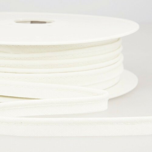 Bobine 25m passepoil robe biais tous textiles 10mm écru