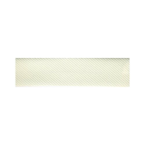 Disquette 20m biais replié coton et polyester blanc 20mm