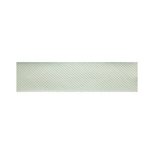 Disquette 20m biais replié coton et polyester gris clair 20mm