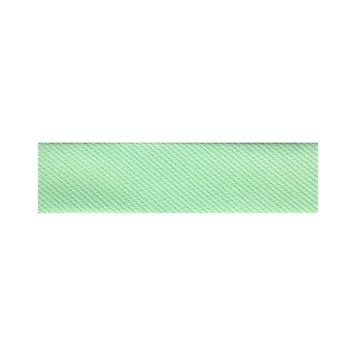 Disquette 20m biais replié coton et polyester vert 20mm