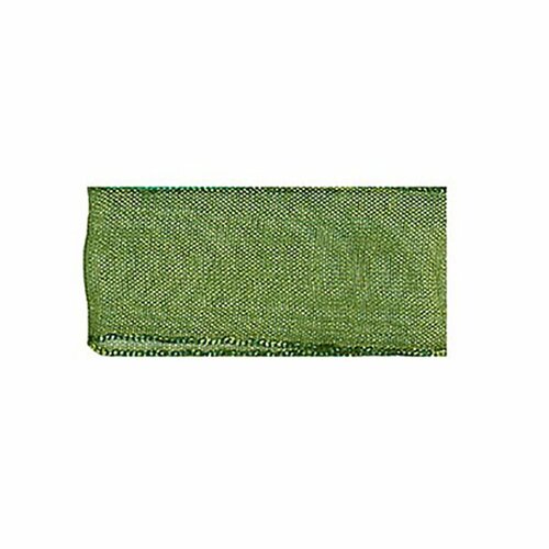 Ruban 25m mousseline en polyamide vert olive