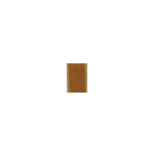 Disquette 10m ruban velours marron fonce