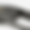 Bobine 25m sangle bandoulière polyester gris noir