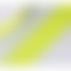 Bobine 13,7m guipure fleur/losange 55 mm vert fluo