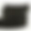 Bobine 20m ruban traits irisés 25 mm noir