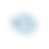 Bobine 25m cordon tricoté 4.5mm turquoise
