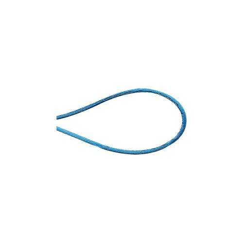 Bobine 50m cordon queue de souris polyester bleu acier 1,5mm
