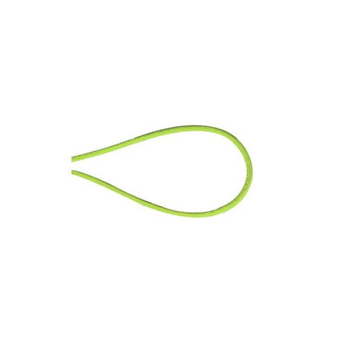 Bobine 50m cordon queue de souris polyester vert anis 1,5mm