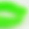 Bobine 50m cordon damier polyester 6mm vert fluo
