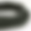 Bobine 50m cordon damier polyester 6mm gris noir