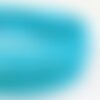 Bobine 50m cordon damier polyester 6mm turquoise