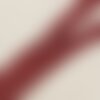 Fermeture invisible non séparable ajustable - rouge beaujolais
