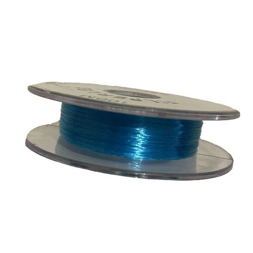 Bobine fil nylon coloré pour perles 100m - turquoise c017