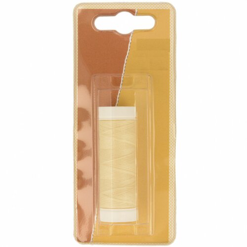 Bobine fil à coudre polyester 100m made in france - creme c398