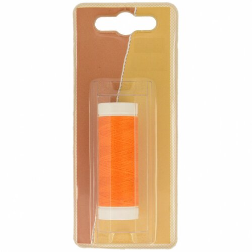 Bobine fil à coudre polyester 100m made in france - orange c179
