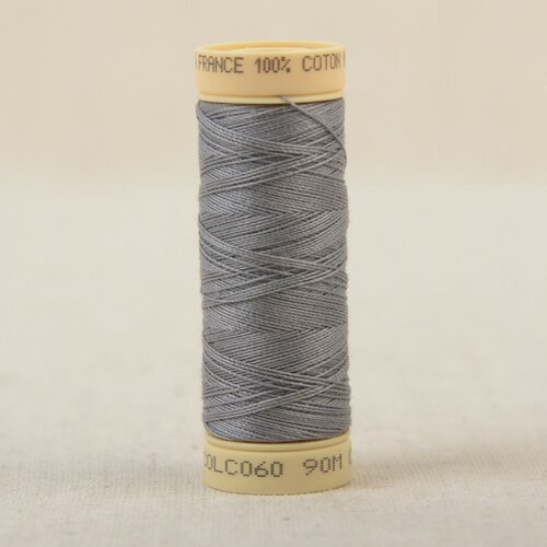 Bobine fil coton 90m fabriqué en france - gris fonce c60