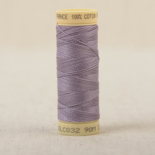 Bobine fil coton 90m fabriqué en france - mauve c32