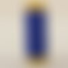 Bobine fil à broder 100% viscose 200m - bleu saphir c572