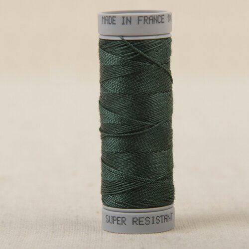 Fil super résistant polyester 50m - vert bouteille c540