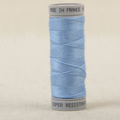 Fil super résistant polyester 50m - bleu nattier c314