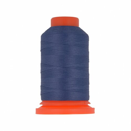 Bobine fil mousse polyester 1000m fabriqué en france pour surjeteuse bleu marine