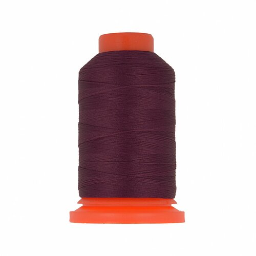 Bobine fil mousse polyester 1000m fabriqué en france pour surjeteuse rouge bordeaux