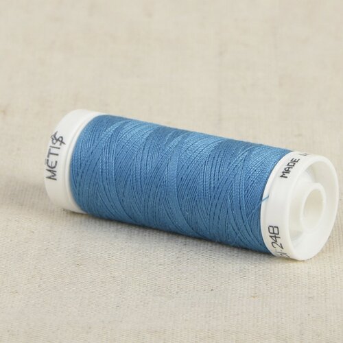 Bobine fil polyester 200m oeko tex fabriqué en europe turquois foncé