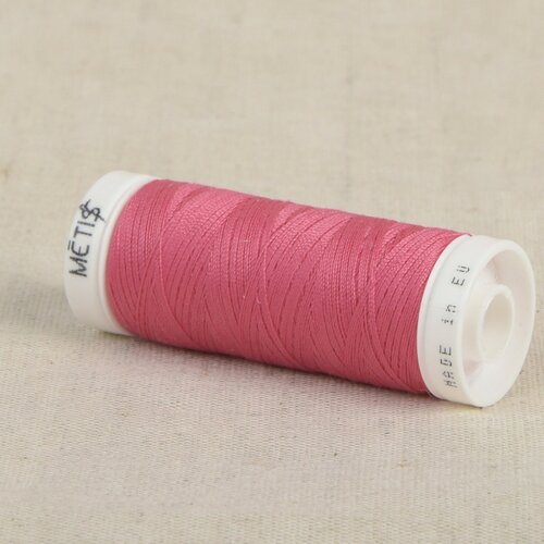 Bobine fil polyester 200m oeko tex fabriqué en europe rouge cyclamen
