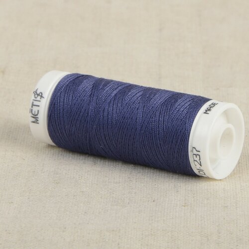 Bobine fil polyester 200m oeko tex fabriqué en europe bleu violet