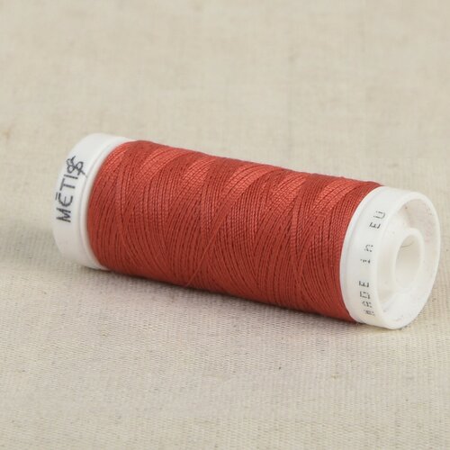 Bobine fil polyester 200m oeko tex fabriqué en europe rouge espagnol