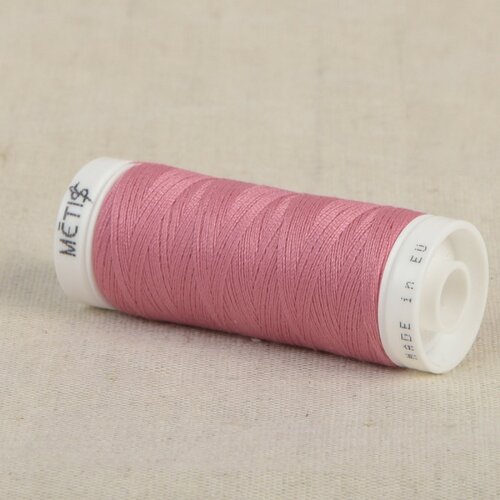 Bobine fil polyester 200m oeko tex fabriqué en europe rose fuchsia