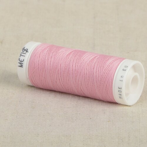 Bobine fil polyester 200m oeko tex fabriqué en europe rose fort