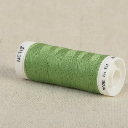 Bobine fil polyester 200m oeko tex fabriqué en europe vert gallois