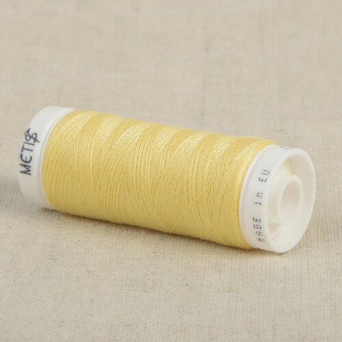 Bobine fil polyester 200m oeko tex fabriqué en europe jaune maïs