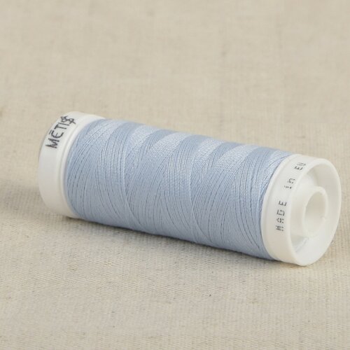 Bobine fil polyester 200m oeko tex fabriqué en europe bleu doux
