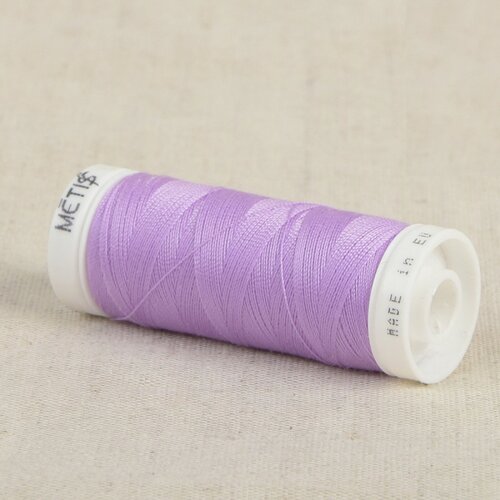 Bobine fil polyester 200m oeko tex fabriqué en europe violet clair